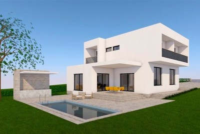 Modern detached house of 230 m2 with a 30 m2 pool in the vicinity of Poreč - under construction 1