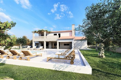 Detached house of 240 m2 with sea view, swimming pool and garage near Poreč - under construction 4