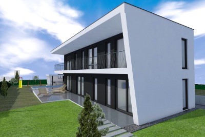 Moderna samostojeća kuća površine 243 m2 s bazenom od 36 m2 u okolici Poreča - u izgradnji 2