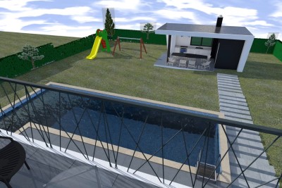 Moderna samostojeća kuća površine 243 m2 s bazenom od 36 m2 u okolici Poreča - u izgradnji 4